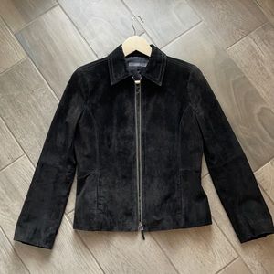 Black Suede Leather Jacket